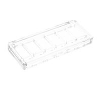 ERINGOGO Empty Eyeshadow Palette Six Grids Makeup Organizer Blush and Concealer Powder Container Travel Cosmetic Storage Tray Brush Slot