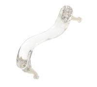 ERINGOGO Ergonomic Violin Shoulder Rest Clear Acrylic Chin Pad Comfortable Cushion for Violinists Performance Fit for Violins