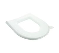 ERINGOGO EVA Toilet Seat Cushion with Breathable Self-Adhesive Pad Thickened Anti-Cold Pedestal Cover for Bathroom Green U-Shaped Mat for Comfortable Home Use