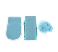 ERINGOGO Exfoliating Back Scrubber Scrubbing Towel Lightweight Double Side Artificial Silk Sponge for Camping Trips Weekend Hotel Stays Body Shower Towel