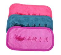 ERINGOGO Eyelash Extension Pad Lash Grafting Gasket Pallet 3Pcs Rectangle Soft Makeup Towels for Lash Technicians Professional Use in Eyelash Extensions Facial Cleansing Cloths Kit