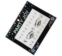 ERINGOGO Face Crystal Rhinestone Stickers DIY Acrylic Resin Sparkly Temporary Face Jewelry Bling for Festival Carnival Party Decoration