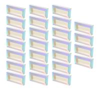 ERINGOGO False Eyelash Organizer 25Pcs Empty Lash Case Paper Storage Box for Office and Friends Gathering