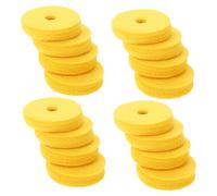 ERINGOGO Felt Washer Replacement Enhancing Stage Performance Yellow 12pcs Drum Cymbal Felt Pads Convenient Maintenance Solution for Cymbal and Hi-hat Stands for Professional Musicians