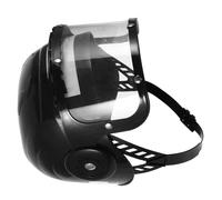 ERINGOGO Firefighter Helmet Black Plastic Cosplay Hat for Role Play Fireman Costume Accessory Party Dress-up Headwear