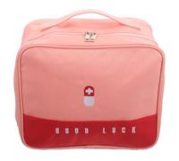 ERINGOGO First Aid Bag with Zipper Oxford Cloth Pink Large Capacity