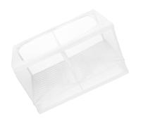 ERINGOGO Fish Breeding Box with Divider for Aquarium Plastic Fry Hatchery Tank with Suction Cups Portable Nylon Mesh Separation Case to Protect Juvenile Fish and Survival Rate