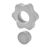 ERINGOGO Flower-Shaped Water Absorption Sponge for Kitchen Countertop and Bathroom Cleaning Multi-Functional Surface and Mirror Wiper Gentle Appliances Gray