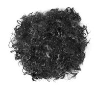 ERINGOGO Fluffy Funny Dress up Wig Black High Temperature Wire Performance Wig for Birthday Parties and Troll Festival Costume Prop