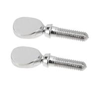 ERINGOGO Flute Head Screws 2pcs Music Instrument Parts Sturdy Repair Accessories for Flute and Clarinet Black Metal for Professional Use