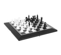 ERINGOGO Foldable Portable Chess Board Game Set for Adults Lightweight PP Material Travel Chess Set with Construction Educational Tool for Logical Thinking and Strategic Planning Convenient