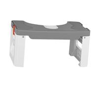 ERINGOGO Foldable Toilet Squatting Stool for Adults, Anti-Slip Bathroom Step Stool, Compact Folding Footstool for Squat Posture Support, Suitable for Elderly and Pregnant Users