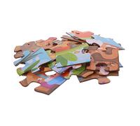 ERINGOGO Fox Puzzle for Ages Preschool Educational Jigsaw with Bright Colors and Smooth Edges Enhances Hand Eye Coordination and Logical Thinking Skills