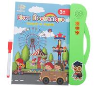 ERINGOGO French English Bilingual Interactive Sound Book for Ages Educational Early Learning with Safe Materials and Smooth Edges Preschool Busy Book for Language Development