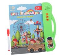 ERINGOGO French English Bilingual Sound Book for Interactive Audio Learning with Smooth Edges Educational Reading Machine for Preschool Ages