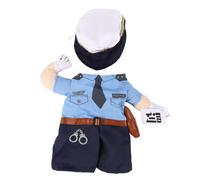 ERINGOGO Funny Police Costume for Cats Practical Cat Clothes with Easy Wear and Wash Features Cute Pet Costume for Various and Halloween Celebration
