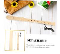 ERINGOGO German-style Soprano Recorder for Beginners S Education Instrument Detachable Design Easy to Play and Clean with Precision Fingering for Early Music Learning