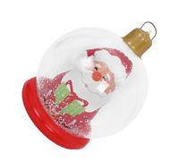 ERINGOGO Giant Inflatable Christmas Ball with LED Light and Stable Base Outdoor Xmas Bauble for Festive Garden Decor Quick Blow-up Holiday Ornament with Enchanting Night Glow