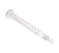 ERINGOGO Glass Measuring Cylinder with Plug Hard Glass Graduated Cylinder for Lab and Home Experiments Stable Round Base Precise Liquid Measure Chemistry Glassware