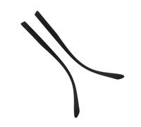 ERINGOGO Glasses Replacement Temple Arms Black Double Teeth Wide Eyeglass Arm Repair Kit for Men Women Easy Install Fit Optical Frames Sunglasses