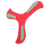 ERINGOGO Glow-In-The-Dark Soft Rubber Boomerang for, Unbreakable Return Flying for Boys and, Outdoor Playground Game, Red Plastic Leisure Activity