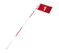 ERINGOGO Golf Flagstick Set Section Training Pole with Green Hole Cup for Putting Practice Backyard Course Chipping and Driving Range Accessory
