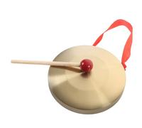 ERINGOGO Gong and Cymbal Hand Gong Chinese Cymbal Music Instrument Opera Play Hammer for Boys and Girls Rhythm Development