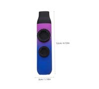 ERINGOGO Gradient Dual-tone Kazoo Flute for Adults High Low Pitch Musical Instrument Safe Lightweight Beginner Kazoo for Preschool Parties and Music Development