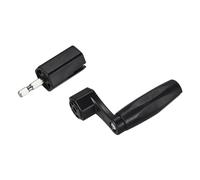 ERINGOGO Graduation Time Practical Guitar String Winder with Manual and Electric Modes Easy to Carry Black Plastic and Metal Guitar Supply Tool for Guitarists and Daily Maintenance