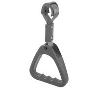 ERINGOGO Gray Triangle Handle Ring for Bus and Car Subway Hand Grip Replacement Industrial Trash Can Lid Pull, Sturdy Hanging Support for Vehicle and Public Transport Use