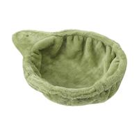 ERINGOGO Green Plush Cat Hammock Bed Soft Hanging Replacement for Cat Tree Accessories Portable Cozy Sleeping Spot Natural Climbing and Lounging Behavior
