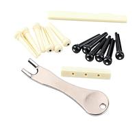 ERINGOGO Guitar Bridge Pin Puller Tool with Saddle Nut Easy to Use for Acoustic Electric Guitars Durable Safe Material Smooth Finish