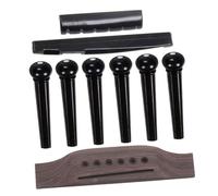 ERINGOGO Guitar Bridge Saddle Nut Plastic Wood Replacement Parts for Acoustic Guitar Repair Maintenance Accessories