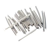 ERINGOGO Guitar Fingerboard Fret Wire 2.9mm 24pcs with High Strength and Good Mechanical Properties Copper-nickel Alloy for Acoustic and Electric Guitar Repair Work