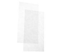 ERINGOGO Guitar Inlay Material 2pcs White Seashell Rectangle Veneer Sheet for Fingerboard and Neck Decoration with Easy Installation for Guitar and Bass