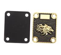 ERINGOGO Guitar Neck Plate for Electric Bass Reinforcement for Enhanced Stability and Sound Quality Animal Design Finish Easy to Install Guitar Accessory