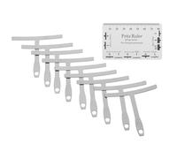 ERINGOGO Guitar Repair Setup Tool Kit Understring Radius Gauge and String Action Measuring Ruler for Acoustic and Electric Guitar Bass Maintenance