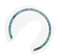 ERINGOGO Guitar Sound Hole Decoration Inlay Decal Self-Adhesive Folk Guitar Rosette Sticker for Acoustic Classical Instrument Repair and Artistic Trim Upgrade