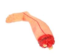 ERINGOGO Halloween Broken Leg Prank Prop with Blood Decor, Realistic Severed Body Part for Haunted House and Horror Party Supplies, Large Left or Right Leg Simulation