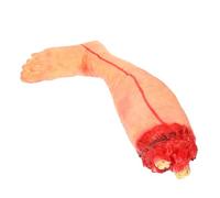 ERINGOGO Halloween Terror Body Artificial Human Body Part Broken Leg Prop Reusable Vinyl Pp Cotton Halloween Party Adornments for Door and Party Decoration Creating Haunting Atmosphere