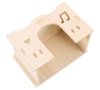 ERINGOGO Hamster Cabin Hideout Nest for Guinea Pigs Rats Safe Sturdy Real Design Charming Wooden Toy for Pet Engagement and Play