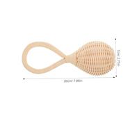 ERINGOGO Hand Bell Rattan Rattle for Sensory Development Cute Cartoon Design Small Grasp Hearing Stimulating Musical Instrument for Hand Eye Coordination