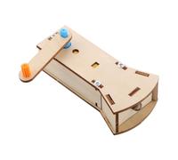 ERINGOGO Hand Crank Solar Flashlight DIY Science Experiment Model for Adults Portable Emergency LED Light for Camping Hiking Outdoor Survival Manual Power Generation Educational