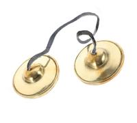 ERINGOGO Handcrafted Copper Bell Meditation Cymbal Portable Yoga Instrument for Mindful Meditation Percussion for Music Enthusiasts Relaxation Sessions