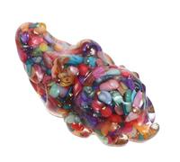 ERINGOGO Handcrafted Crystal Crocodile Statue Glass Alligator Figurine Realistic Decorative Ornament for Home Office Table Desk Shelf Display
