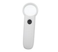 ERINGOGO Handheld Magnifier with LED Light Lightweight Plastic Magnifying Tool for Reading Repairing Craft Work and Antique Identification Suitable for Poor Eyesight Users
