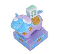 ERINGOGO Handmade Resin Horse Stamp Sculpture for Chinese Year Creative Zodiac Animal Figurine for Home Office Decor Wear Resistant Table Ornament with Cultural Artistic Design
