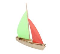 ERINGOGO Handmade Sailboat Assembly Kit for DIY Boat Modeling with Safe Practical Crafting Educational Nautical Craft Boys and Family Fun Activity Random Color