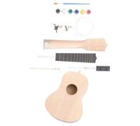 ERINGOGO Handmade Ukulele DIY Kit for Adults Self-assembly Four-string Instrument Complete Pre-sanded Parts with Instruction Manual Creative Music Craft for Family Bonding and Artistic