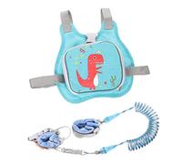 ERINGOGO Harness with Reflective Leash and Dinosaur Backpack Lost Safety Leash for Boys and Comfortable Strap for Carry Snacks and Spring Rope